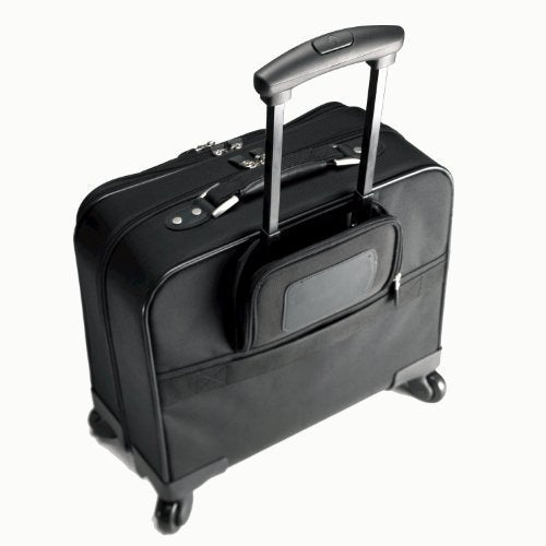 Samsonite Mobile Office Spinner Wheeled Briefcase, telescoping handle, Black, One Size