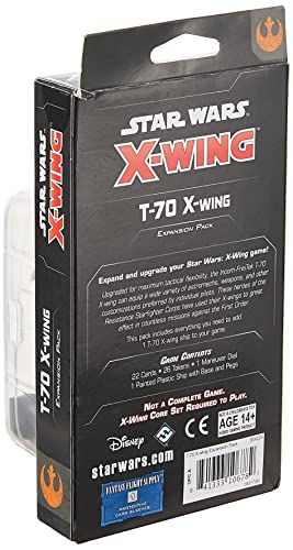 Star Wars X-Wing 2nd Edition Miniatures Game T-70 X-Wing EXPANSION PACK | Strategy Game for Adults and Teens | Ages 14+ | 2 Players | Average Playtime 45 Minutes | Made by Atomic Mass Games