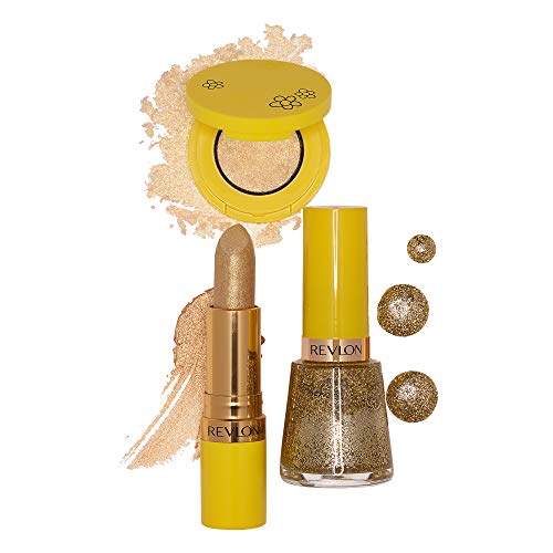Revlon X Gurls Talk Celebrate Every Piece Of Yourself Makeup Kit, Yellow Collection, Includes Super Lustrous Lipstick, Nail Polish and Eye Shadow