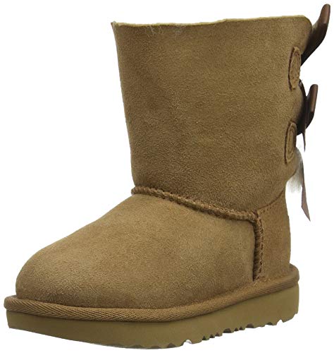 UGG Kids' Bailey Bow Ii Boot, Chestnut, 12 Toddler US