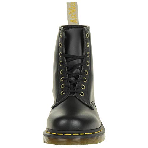 Dr. Martens unisex adult Vegan 1460 Combat Boot, Black Felix Rub Off, 14 Women 13 Men US