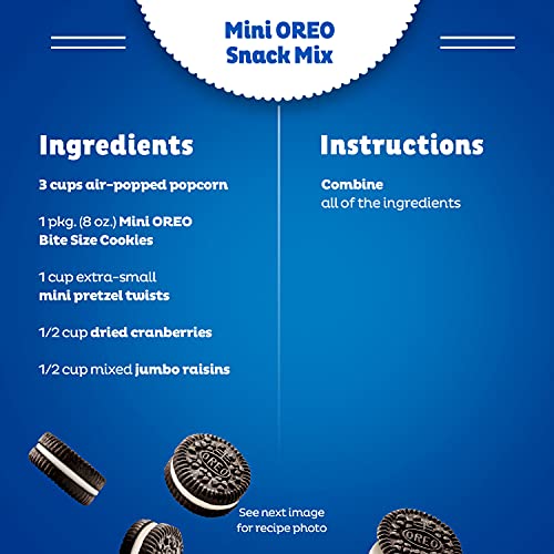 OREO Mini Chocolate Sandwich Cookies, 12 -3 oz Big Bags