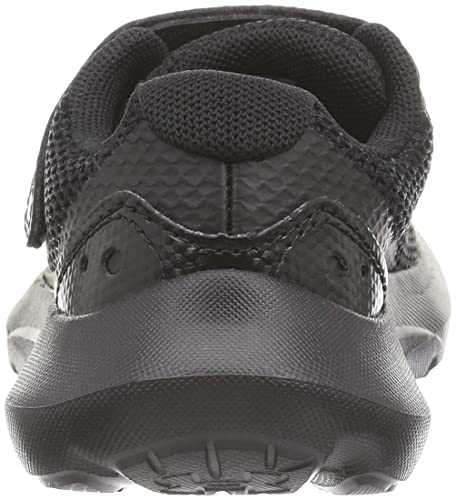 Under Armour Boy's Surge 3 Alternate Closure Running Shoe, Black (002)/Black, 12.5 Little Kid