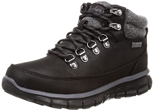 Skechers Women's Easy Going-Warm Escape Fashion Boot, Black, 11
