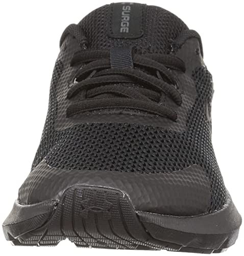 Under Armour Boy's Surge 3 Running Shoe, Black (002)/Black, 4.5 Big Kid
