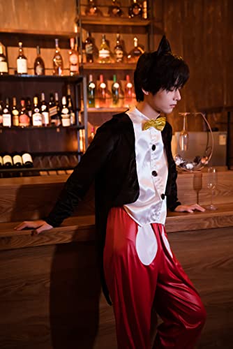 Disney Disguise Mickey Mouse Deluxe Mens Adult Costume, Red/Black/White, X-Large/42-46