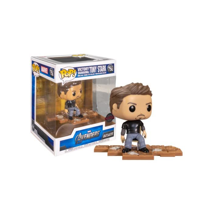 Funko POP! Deluxe Marvel: Avengers Victory Shawarma Series - Tony Stark (Iron Man), Amazon Exclusive, Figure 2 of 6