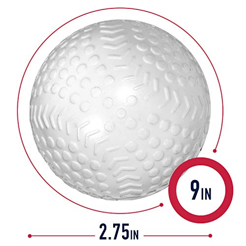 Franklin Sports MLB Kids Electronic Baseball Pitching Machine - Automatic Youth Pitching Machine with (6) Plastic Baseballs Included -Youth Baseball Pitcher for Kids Ages 3+