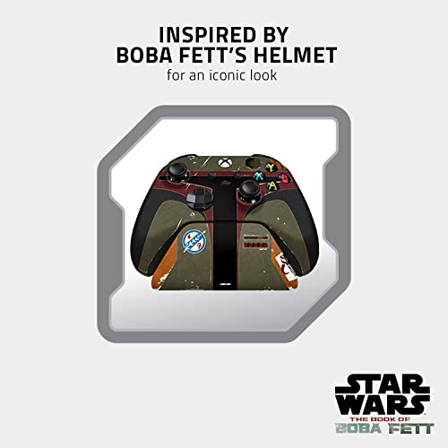 Razer Limited Edition Boba Fett Wireless Controller and Quick Charging Stand Bundle for Xbox Series X|S, Xbox One: Impulse Triggers - Textured Grips - 12hr Battery Life - Magnetic Secure Charging