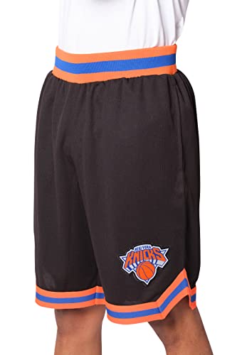 Ultra Game NBA New York Knicks Mens Woven Basketball Shorts, Team Color, XX-Large