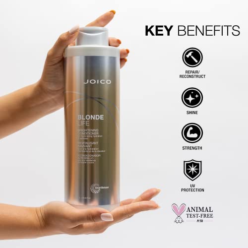 Blonde Life Brightening Conditioner | For Blonde Hair | Illuminate Hydration and Softness | Add Softness and Smoothness | Sulfate Free | With Monoi and Tamanu Oil | 33.8 Fl Oz