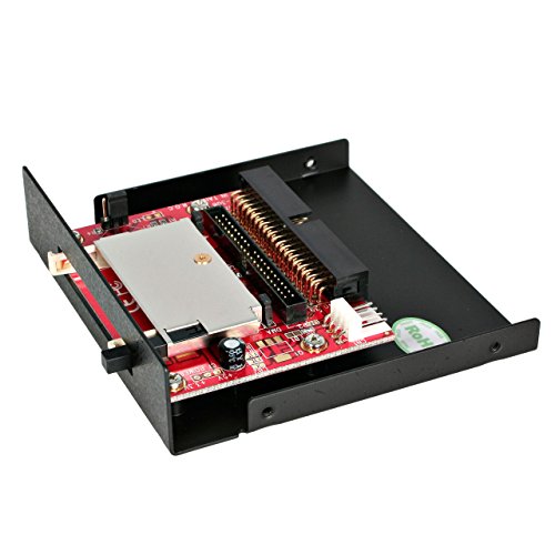 StarTech.com 3.5in Drive Bay IDE to Single CF SSD Adapter Card Reader (35BAYCF2IDE),Black