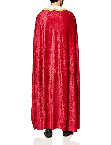 Rubie's Burgundy Velvet King's Cape, Burgundy, One Size