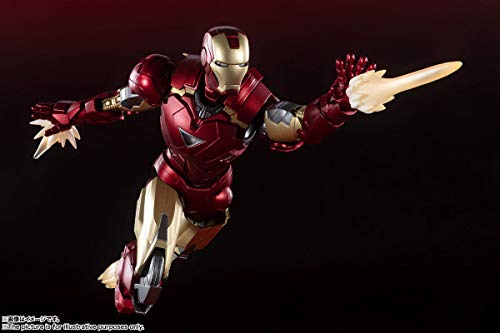 Tamashii Nations - Iron Man Mark 6 -<Battle Damage> <Battle of New York> Edition Avengers, Bandai Spirits S.H.Figuarts Action Figure