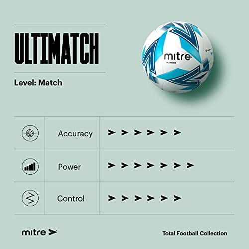 Mitre Unisex Soccer Ball League Ultimatch