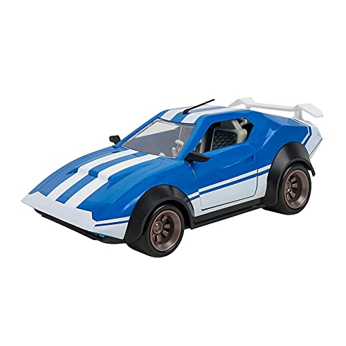 Fortnite Joy Ride Whiplash Vehicle (Blue and White), with 4-inch Articulated X-Lord Figure