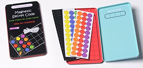 The Purple Cow Magnetic Secret Code Board Game for Kids. Crack The Secret Code. Travel Size - Ideal for Travelling and Have Fun for Kids and Adults. Magnetic Secret Code