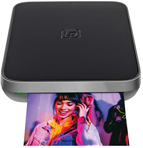 Lifeprint 3x4.5 Portable Photo and Video Printer for iPhone and Android. Make Your Photos Come to Life w/Augmented Reality - Black