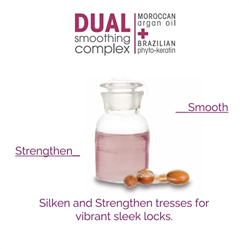 GIOVANNI 2chic Ultra-Sleek Hair Super Body Potion, 1.8 oz. - Brazilian Phyto-Keratin and Moroccan Argan Oil, Smoothing and Nourishing Formula