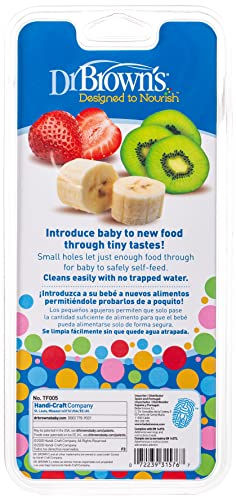 Dr. Brown's Designed to Nourish, Fresh Firsts Silicone Feeder, Pink, One Size