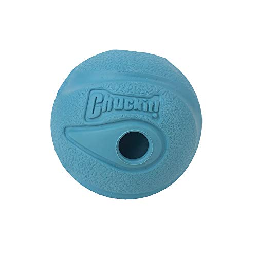 Chuckit The Whistler Ball Dog Toy, Medium (2.5 Inch Diameter) for Dogs 20-60 lbs, Pack of 1