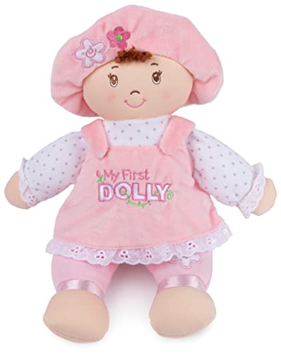 GUND Baby My First Dolly, Plush Doll for Babies and Toddlers, Pink/White, 13”