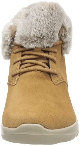 Skechers Women's ON-The-GO Joy-Plush Dreams Fashion Boot, Chestnut, 8