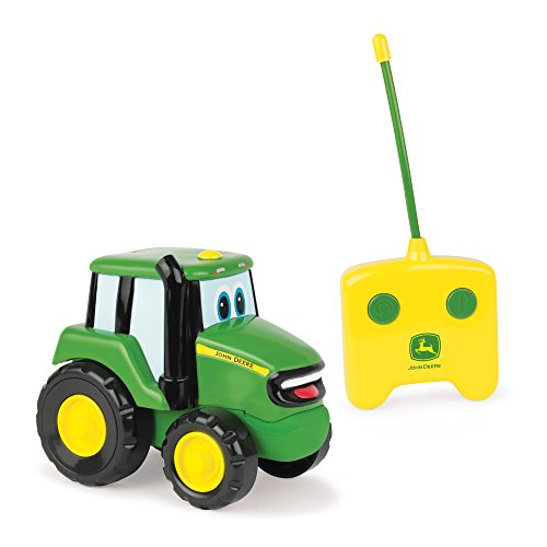 John Deere Radio Controlled Johnny Tractor Toy — John Deere Tractor Toys — Remote Control Toy Tractor for Toddlers — 18 Months and Up Green