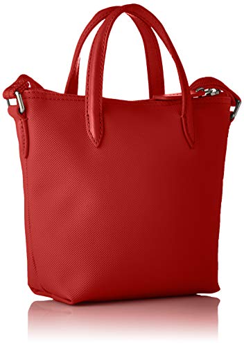 Lacoste Women's Xs Shopping cross body handbags, High Risk Red, One Size US