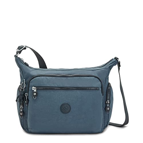 Kipling Women's Gabbie Crossbody, Lightweight Everyday Purse, Casual Shoulder Bag, Nocturnal Grey