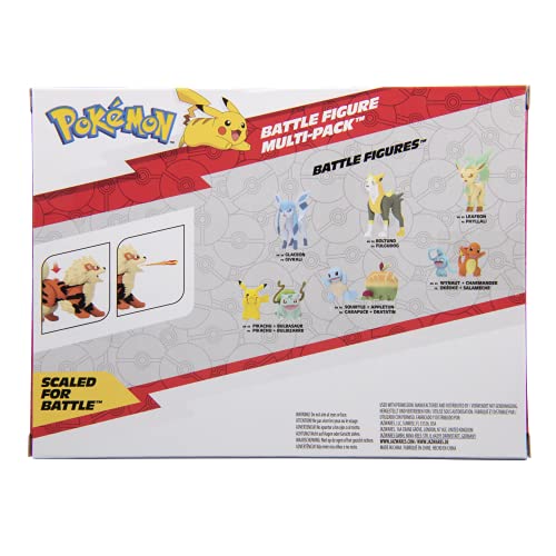 Pokemon Battle Figure, Fire Theme with 3 Pack Cyndaquil, Charmeleon, Arcanine - 4.5-inch Arcanine Figure, 3-inch Charmeleon Figure, 2-inch Cyndaquil - Toys for Kids and Pokémon Fans - Amazon Exclusive