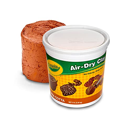 Crayola Air Dry Clay, 5-lb. Bucket - Terra Cotta, Multi