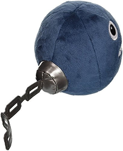 Little Buddy Super Mario All Star Collection 1592 Chain Chomp Stuffed Plush, 5',Multicolor