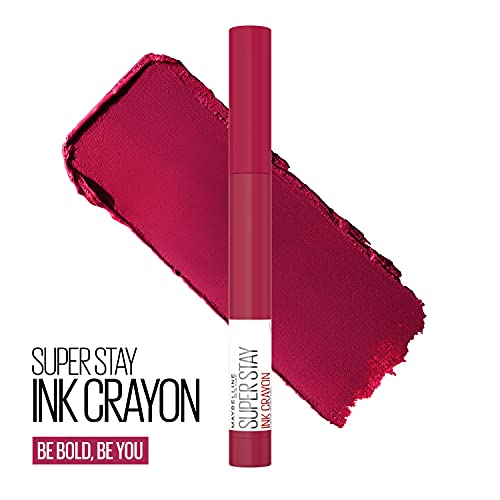 Maybelline New York Maybelline Super Stay Ink Crayon Matte Longwear Lipstick Makeup, Be Bold, Be You, 0.04 Ounce, 120 Be Bold, Be You, 0.04 ounces (Pack of 2)