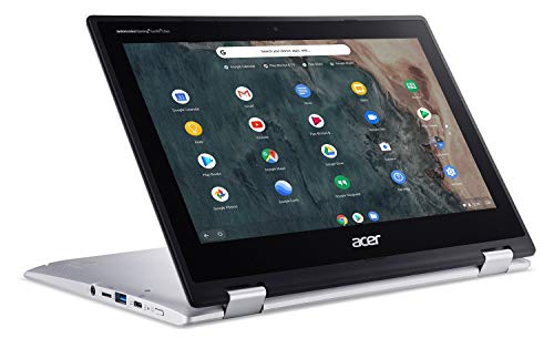 Acer Chromebook Spin 311 Convertible Laptop | Intel Celeron N4000 | 11.6' HD Touch Corning Gorilla Glass Display | 4GB LPDDR4 | 64GB eMMC | Intel 802.11ac Gigabit WiFi 5 | Chrome OS | CP311-2H-C7QD