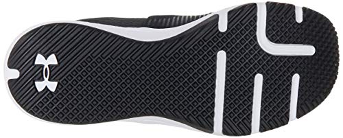 Under Armour Men's Charged Engage Cross Trainer, Black (001)/White, 10.5 M US