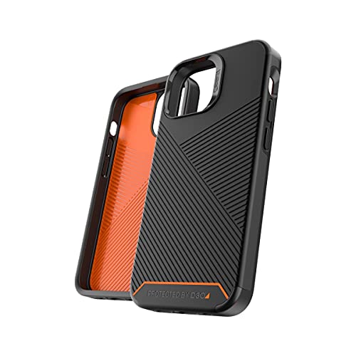 Gear4 ZAGG Denali Case - Ultimate Impact Protection with D3O Reinforced Backplate and Frame - for Apple iPhone 13 Mini - Black (702008211)