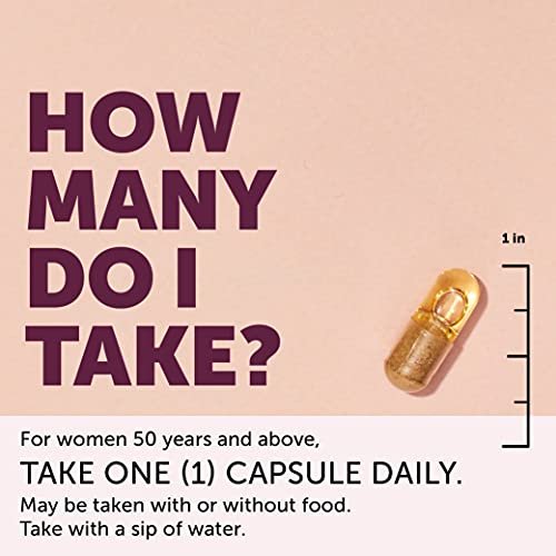 SmartyPants Multivitamin for Women 50+: Omega-3 DHA, Zinc for Immunity, Vitamins D3, C, B6, Biotin, Folate, Vitamin B12, Vitamin A for Eyes, One Per Day, 30 Capsules, 30 Day Supply