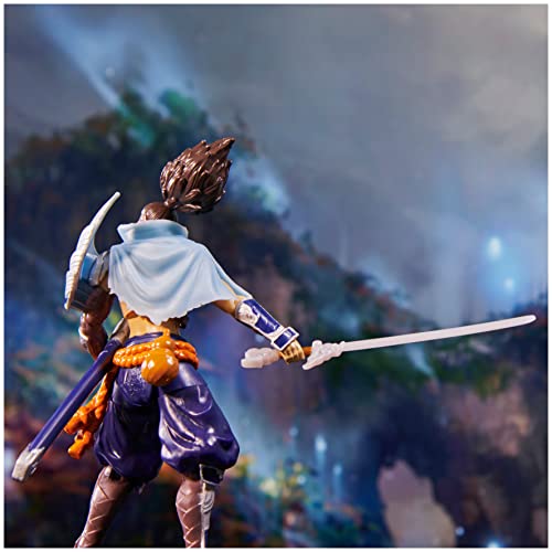 League of Legends, 4-Inch Yasuo Collectible Figure w/Premium Details and Sword Accessory, The Champion Collection, Collector Grade, Ages 12 and Up