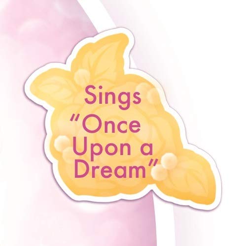 Disney Princess Aurora Costume, Sing and Shimmer Musical Sparkling Dress, Sing-A-Long To “Once Upon A Dream” Perfect for Party, Halloween Or Pretend Play Dress Up [Amazon Exclusive], Size: 4-6X
