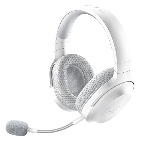 Razer Barracuda X Wireless Gaming and Mobile Headset (PC, Playstation, Switch, Android, iOS): 2022 Model - 2.4GHz Wireless + Bluetooth - Lightweight 250g - 40mm Drivers - 50 Hr Battery - Mercury White