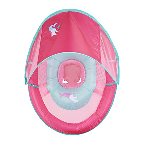 SwimWays Baby Spring Float Sun Canopy - Pink Mermaid Unicorn
