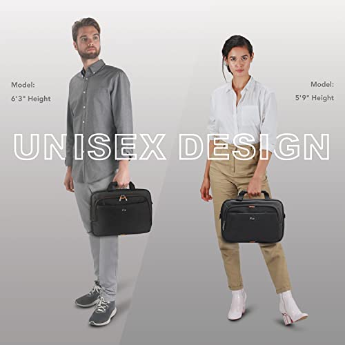 Solo New York Ace Slim Brief 15.6 Inch Device Briefcase, Black