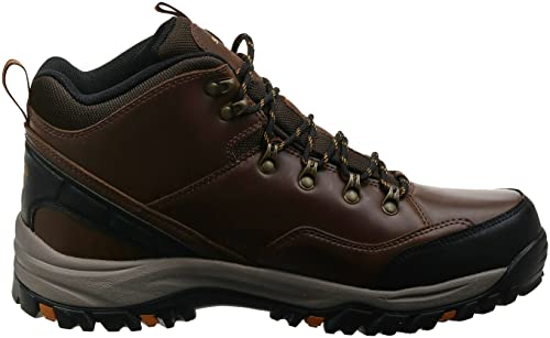 Skechers Men's RELMENT-TRAVEN Hiking Boot, dkbr, 11 Medium US