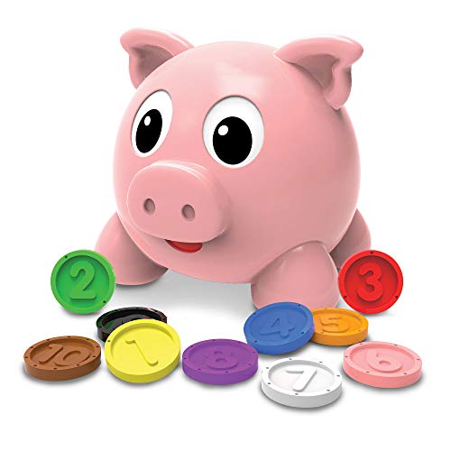 The Learning Journey Learn with Me - Numbers and Colors Pig E Bank - Color and Number STEM - Teaching Toddler Toys and Gifts for Boys and Girls Ages 2 Years and Up, Model Number: 208441