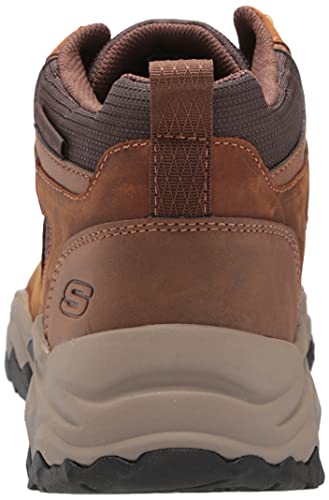 Skechers USA Men's Men's 204484 Ankle Boot, Dark Brown, 10.5