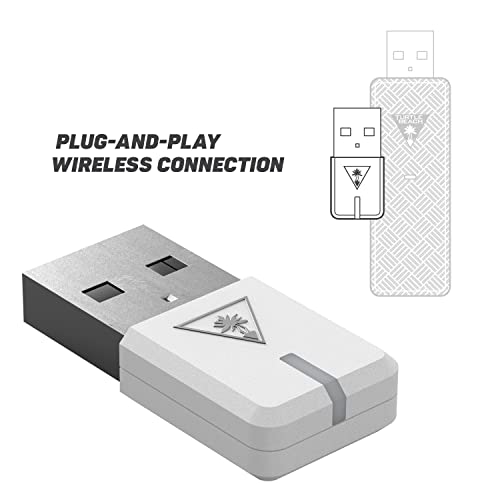 Turtle Beach Stealth 600 Gen 2 Wireless Gaming Headset for PlayStation 5, PS4 Pro, PS4 and Nintendo Switch with 50mm Speakers, 15-Hour Battery life, Flip-to-Mute Mic, and Spatial Audio - White (Renewed)