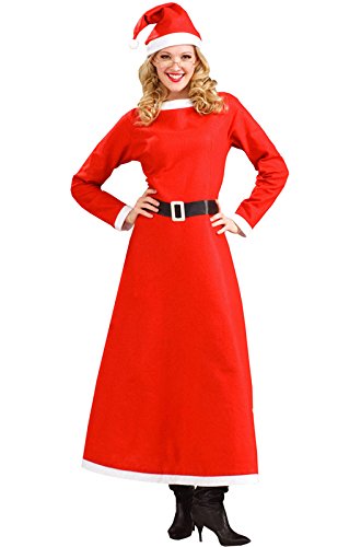 Forum Novelties Women's Simply Mrs. Santa Claus Christmas, Multi, Standard