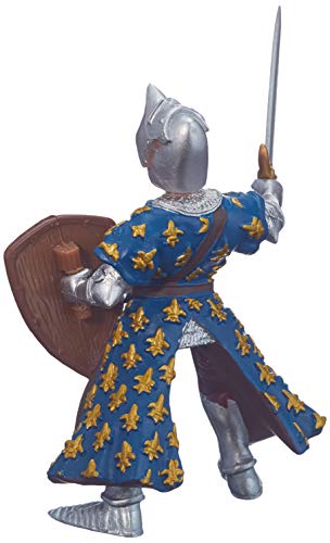Papo -Hand-Painted - Figurine -Medieval-Fantasy -Blue Prince Philip -39253 - Collectible - for Children - Suitable for Boys and Girls - from 3 Years Old
