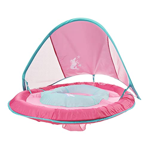 SwimWays Baby Spring Float Sun Canopy - Pink Mermaid Unicorn